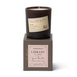 Jane Austen Library Candle