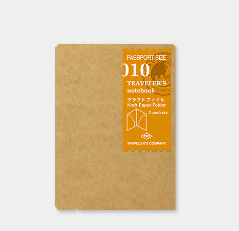 Traveler's Notebook Passport Refill - Kraft paper Folder