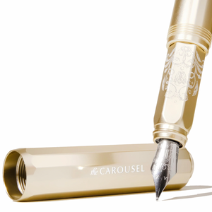 Limited Edition Aluminium Carousel Fountain Pen - Brilliant Beanstalk