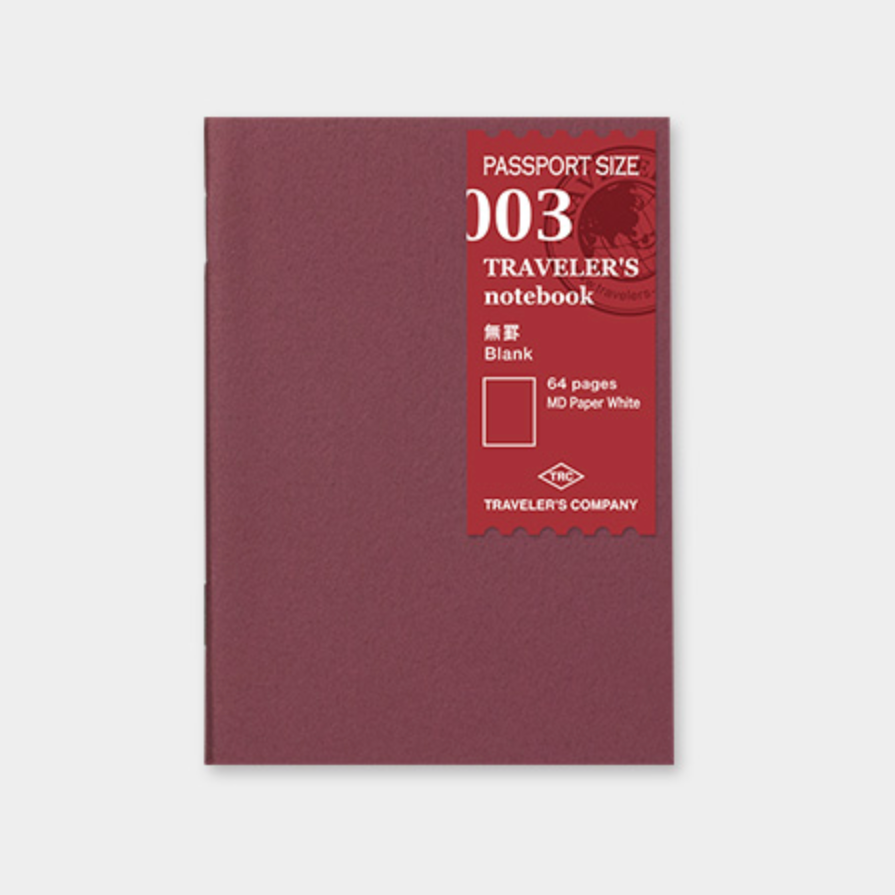 Traveler's Notebook Passport Refill - Blank Paper