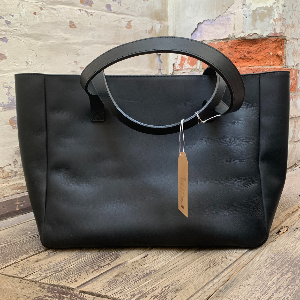 Chestnut Large Leather Tote