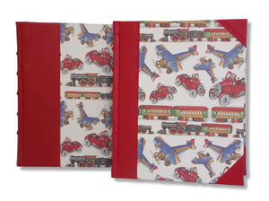 Photo album available in two sizes - planes, trains and automobiles