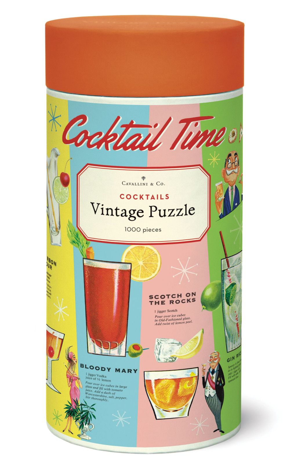 Vintage Puzzle - Cocktails