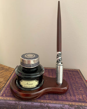 Timber Pen & Ink Holder