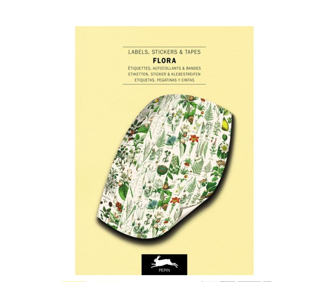 Label and Sticker Book - Flora