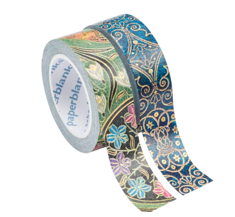 Washi Tape - Azure & Poetry in Bloom