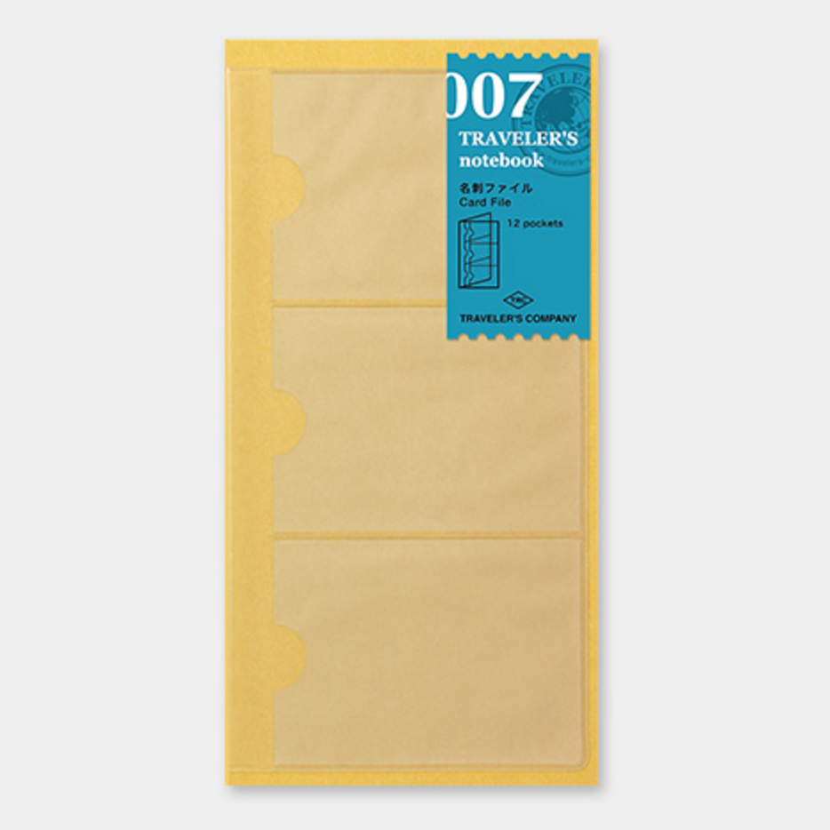 Traveler's Notebook Refill - Card File 007