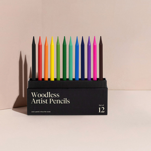 Woodless Artist Pencils - Set of 12