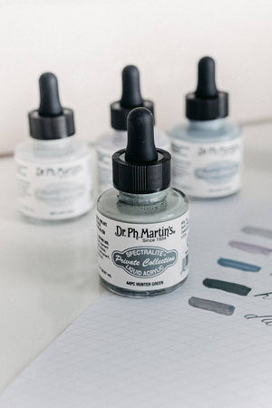 Cool Tone Calligraphy Ink Set of 5