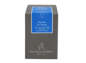 Jacques Herbin Prestige -1798 Collection Fountain Pen Ink - Kyanite du Nepal (Blue Kyanite): 50ml