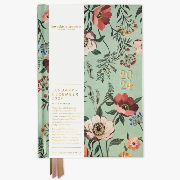 2024 Petite Planner Casper Blue SB Libris   2024WildflowerPetitePlanner 580x@2x 