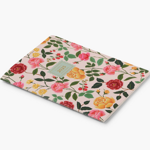 2025 Monthly Planner Notebook - Roses