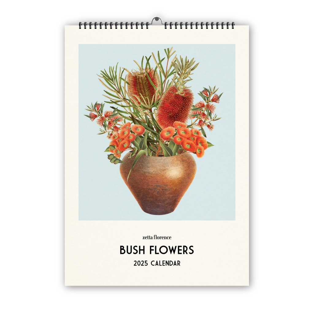 2025 Wall Calendar - Bush Flowers