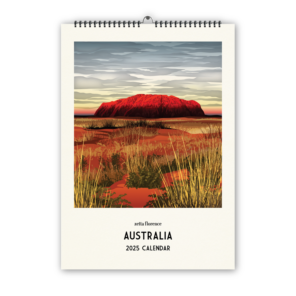 2025 Wall Calendar - Australia