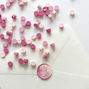 Mixed Soft Pink 100pcs sealing wax beads