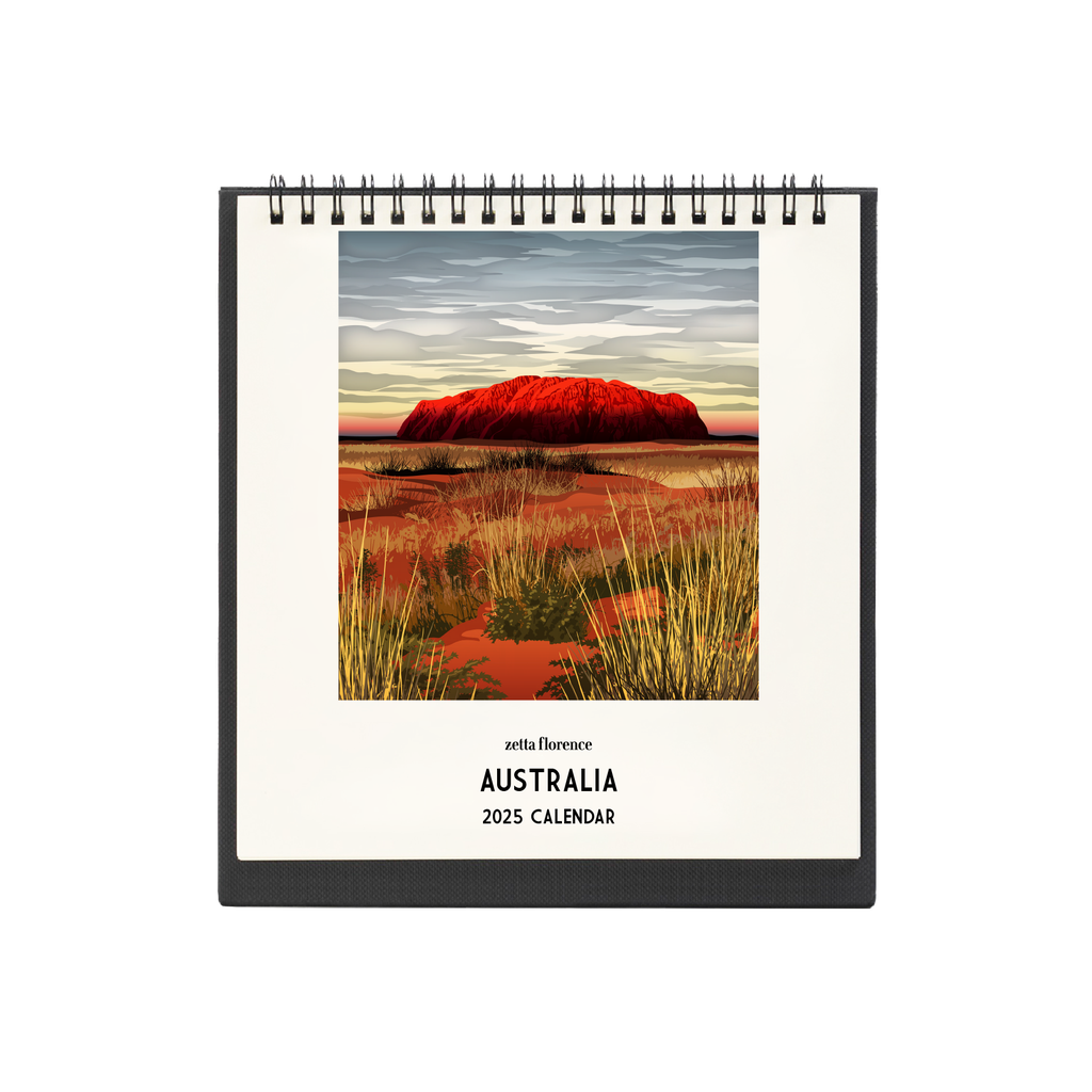 2025 Desk Calendar - Australia