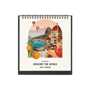 2025 Desk Calendar - Explore the World