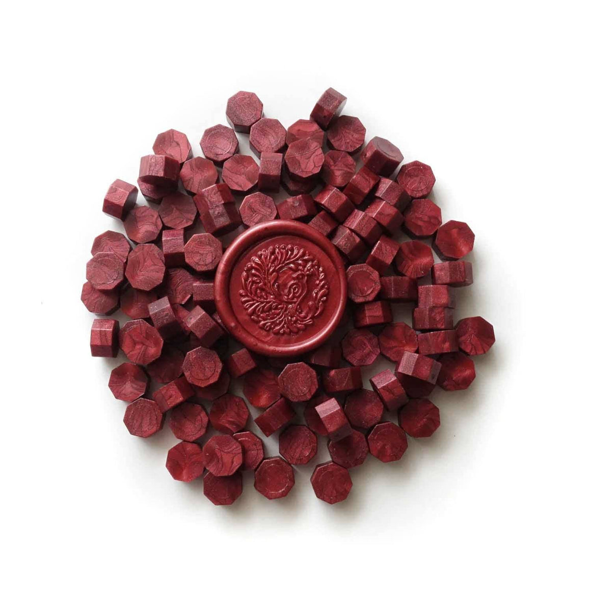 Burgundy wine 100pcs sealing wax beads