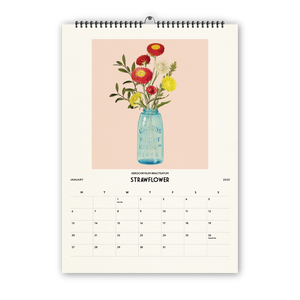 2025 Wall Calendar - Bush Flowers