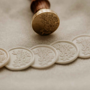 Half Garland Wax Seal Stamp