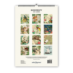 2025 Wall Calendar - Biodiversity