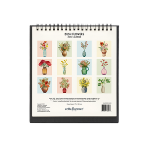 2025 Desk Calendar - Bush Flowers