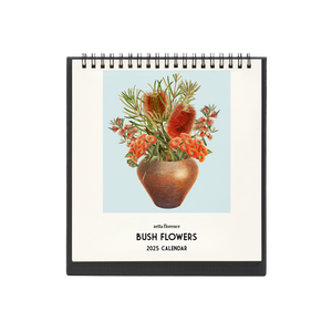 2025 Desk Calendar - Bush Flowers