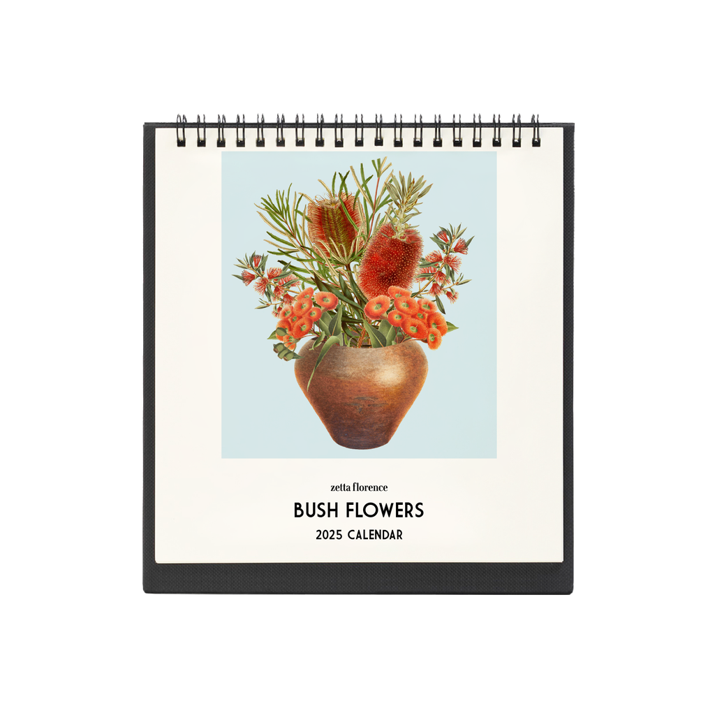 2025 Desk Calendar - Bush Flowers