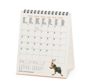 2025 Desk Calendar - Alice in Wonderland