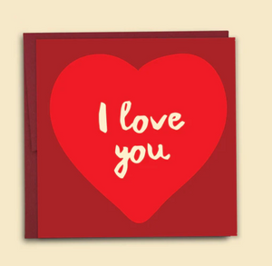 Big Heart I Love You Greeting Card