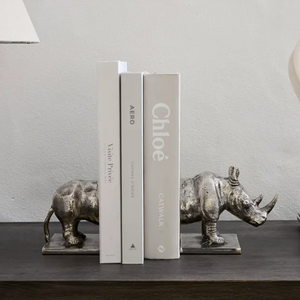 Rhino Bookends