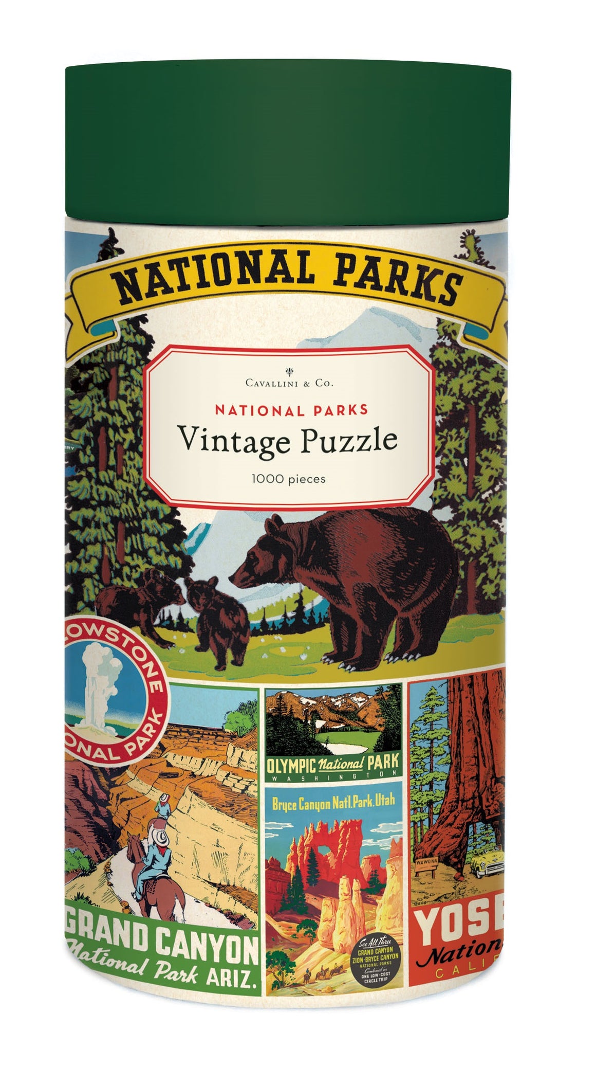 Vintage Puzzle - National Parks