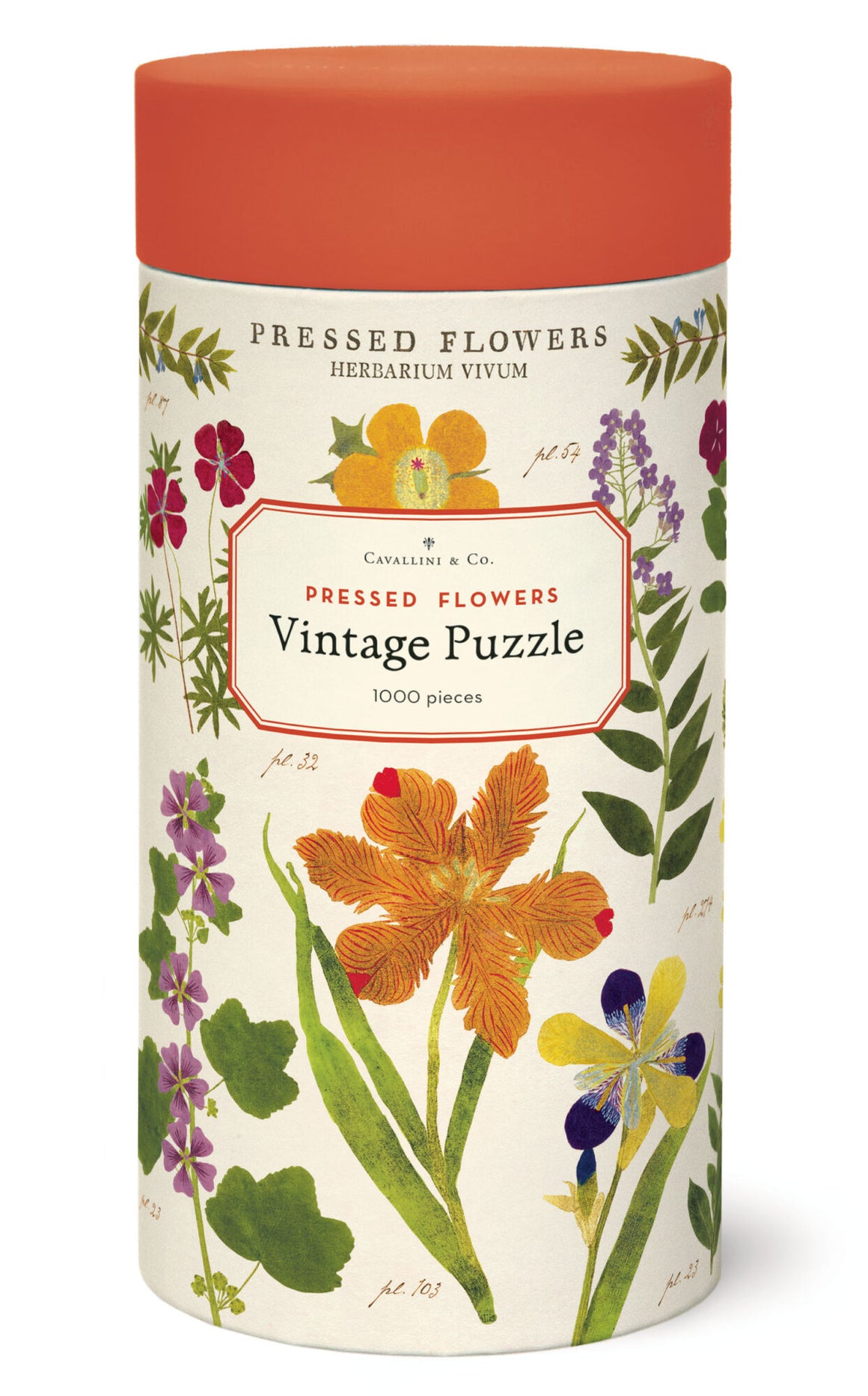 Vintage Puzzle - Pressed Flower