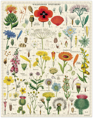 Vintage Puzzle - Wildflowers