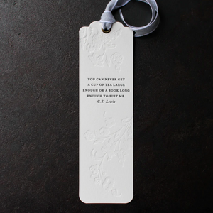 Flywheel Letterpress Printed Bookmark