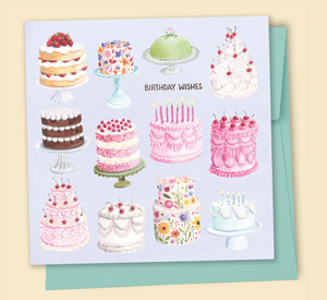 Birthday Cake Wishes Card