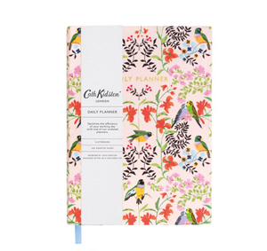 A5 Cloth Covered Daily Planner - Birds