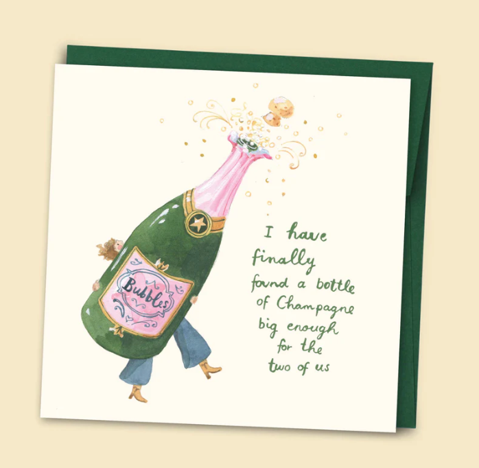 I Have Finally Found Bottle Champagne Card