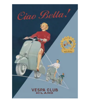 Vintage Italian Poster - Ciao Bella