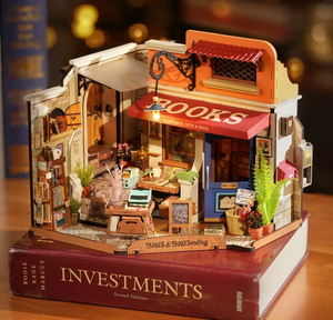 DIY Miniature House - Corner Bookstore