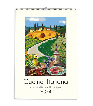 2024 Large Art Calendar - Cucina Italiana