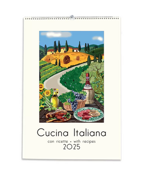 2025 Large Art Calendar - Cucina Italiana