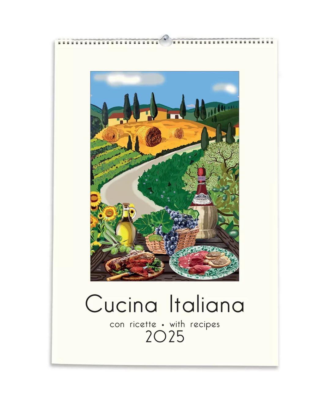 2025 Large Art Calendar - Cucina Italiana