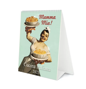 Cucina Italiana 2025 Desk Calendar