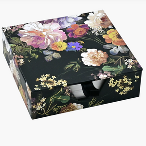 Designer Desk Notes - Midnight Floral
