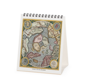 2025 Desk Calendar - Vintage Maps