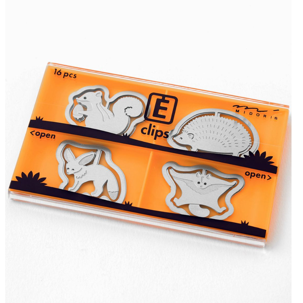 E Clips Paper clips - Forest