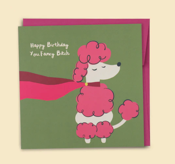 Happy Birthday You Fancy Bitch Greeting Card