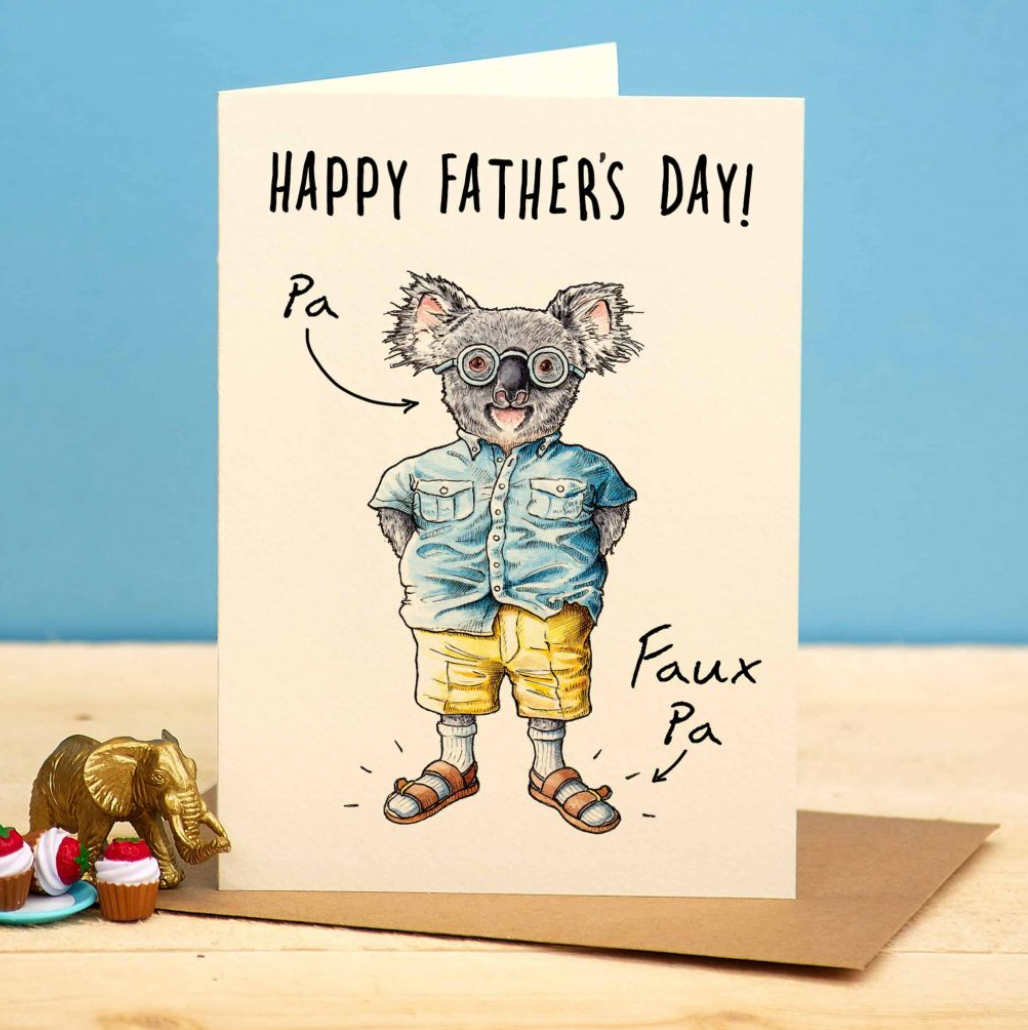 Father's Day Faux Pa Greeting Card