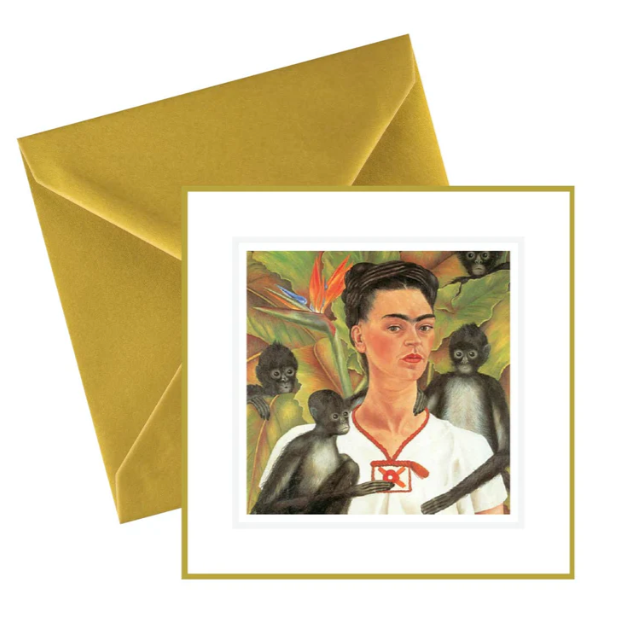 Frida Self Portrait Greeting Card